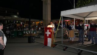 Vibrant appel pour une commune, et une Suisse, ouverte lancé par Christian Cheyroux, Président du Conseil municipal. 